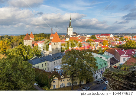 View of old town Tallinn, Estonia 104474637