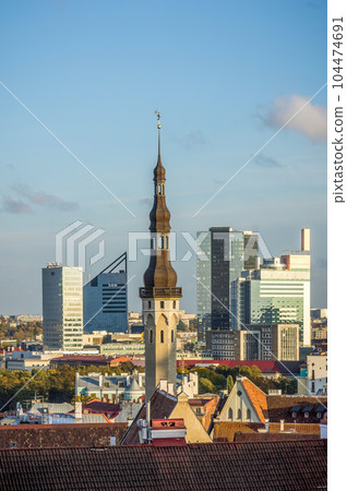 Tallinn town hall tower, Estonia Tallinn town hall tower, Estonia 104474691