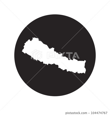 Nepal map icon 104474767