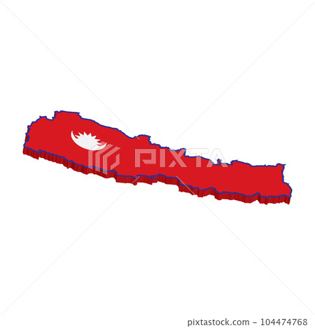 Nepal map icon Nepal map icon 104474768