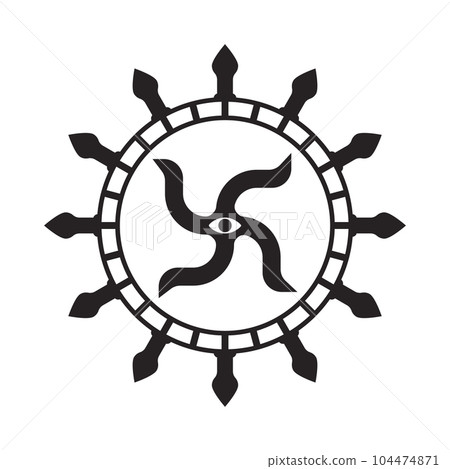 Swastica icon 104474871