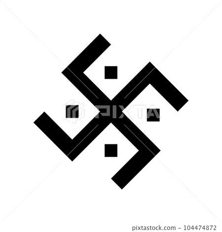 Swastica icon 104474872