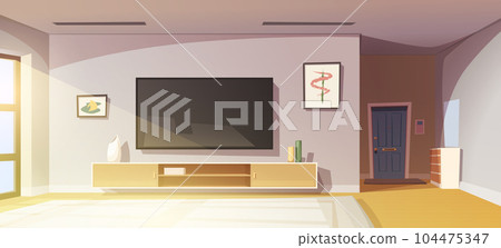 a living room inetrior at sunny day a living room inetrior at sunny day 104475347