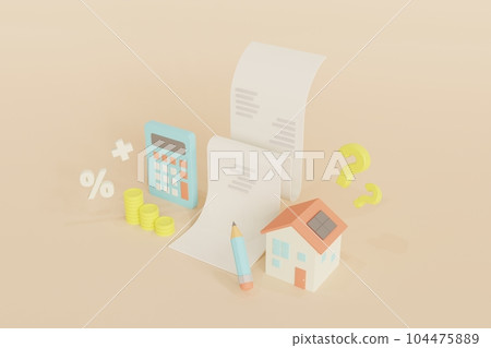 Housing Expenses: Housing Contract and Calculator Housing Expenses: Housing Contract and Calculator 104475889