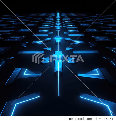 Abstract dark blue background with luminous elements Abstract dark blue background with luminous elements 104476263