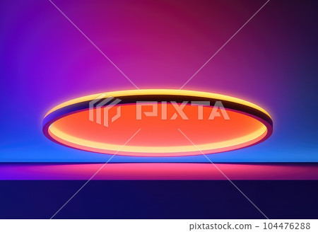Beautiful background with ultraviolet light and space for your product 104476288