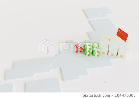 Image of real estate investment by Chinese wealthy class Image of real estate investment by Chinese wealthy class 104476303