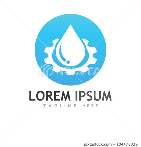 Gear logo template design with modern and creative concept. 104478029