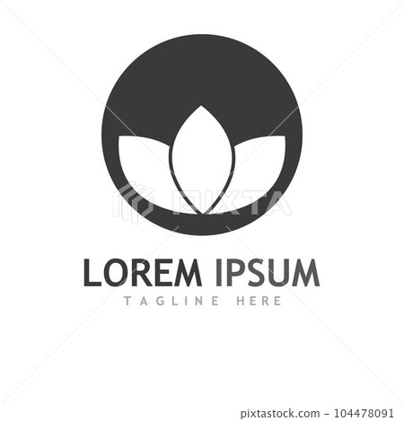 Beauty Vector lotus icon 104478091