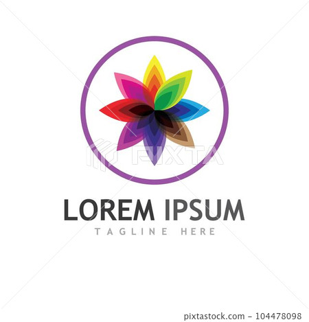 Beauty Vector lotus icon Beauty Vector lotus icon 104478098