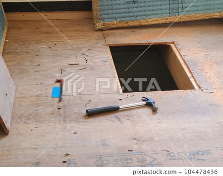 Examples of termite extermination Materials Background (inspection openings, work openings) 104478436