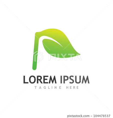 leaf logo and vector images 104478537
