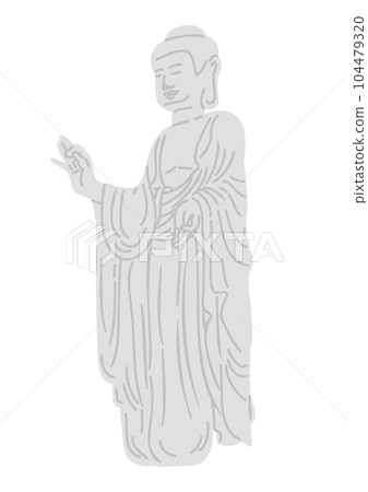Illustration of Ushiku Daibutsu Illustration of Ushiku Daibutsu 104479320
