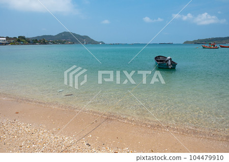 泰國春武里府西昌島的海灘 104479910