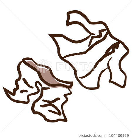Illustration of clothes taken off Illustration of clothes taken off 104480329