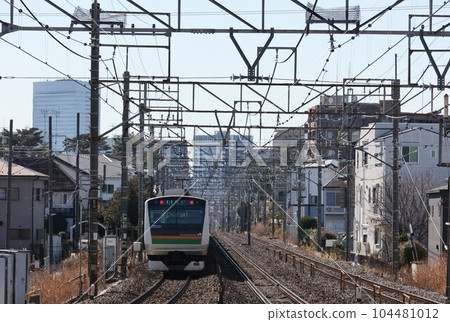 從JR宇都宮線土呂站出發的宇都宮線電車 104481012