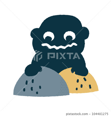 Daidarabotchi loose cute illustrations - Stock Illustration