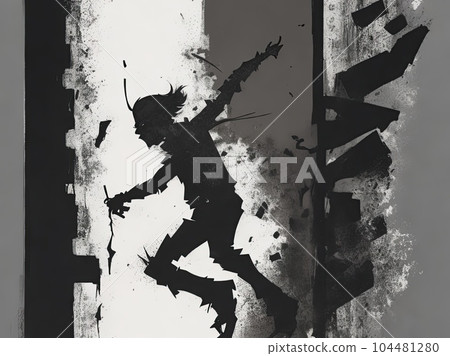 illustration of mental illness  104481280