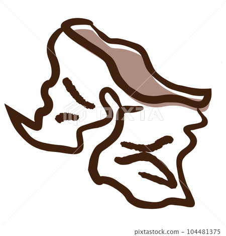 Illustration of wrinkled pants Illustration of wrinkled pants 104481375