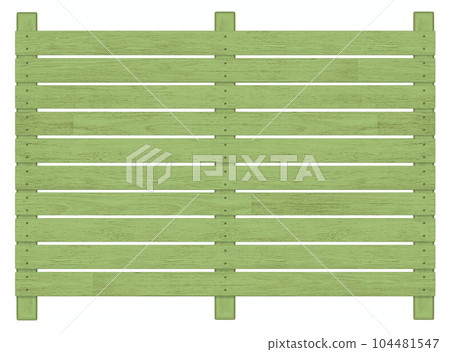 木製綠色花園圍欄 木製綠色花園圍欄 104481547