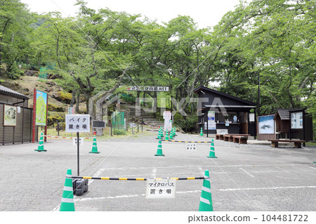 Ritsuunkyo parking lot Entrance to Takeda Castle Observatory (Takeda Castle Ruins, Asago City, Hyogo Prefecture) 104481722