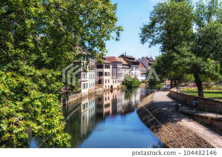 La petite france canal view La petite france canal view 104482146