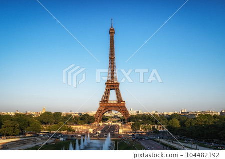 Eiffel Tower at Sunset 104482192