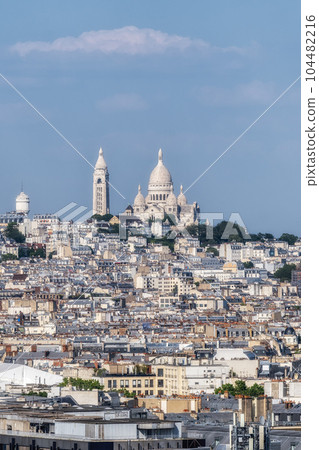 Sacre coeur paris view Sacre coeur paris view 104482216