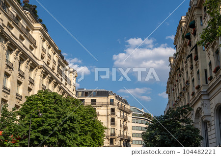 Paris apartment complex Paris apartment complex 104482221
