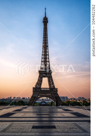 Eiffel Tower during Sunrise 104482262