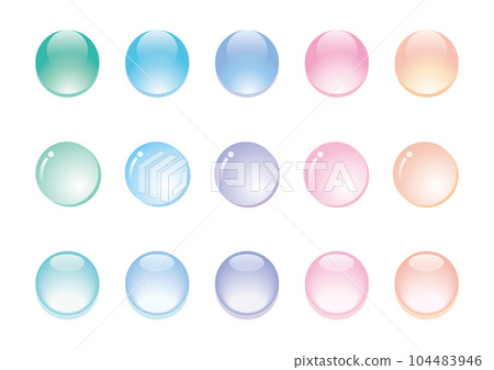 Purupuru七彩水滴A套 104483946