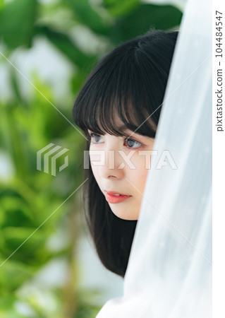 Skin care image of plants and women Botanical Skin care image of plants and women Botanical 104484547