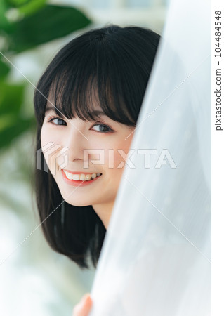 Skin care image of plants and women Botanical Skin care image of plants and women Botanical 104484548