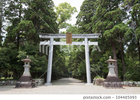 Torii of Tsuno Shrine (Ichinomiya Shrine) in Tsuno Town, Koyu District, Miyazaki Prefecture Torii of Tsuno Shrine (Ichinomiya Shrine) in Tsuno Town, Koyu District, Miyazaki Prefecture 104485093
