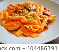 Italian penne dish 104486391