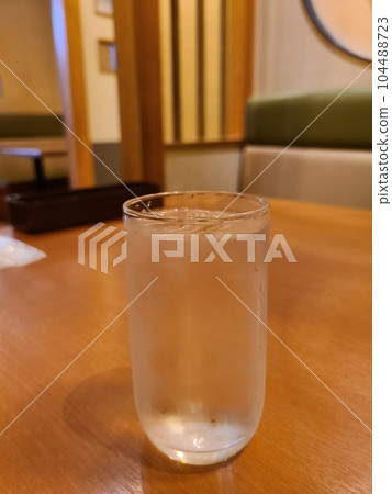 Glass with water Glass with water 104488723