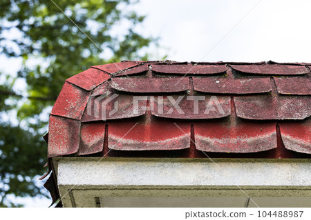 商店用含石棉板岩屋頂材料 商店用含石棉板岩屋頂材料 104488987