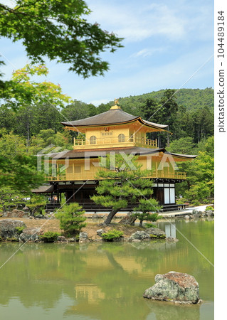 Scenery of Kinkakuji (Rokuonji), a World Heritage Site in Kyoto 104489184