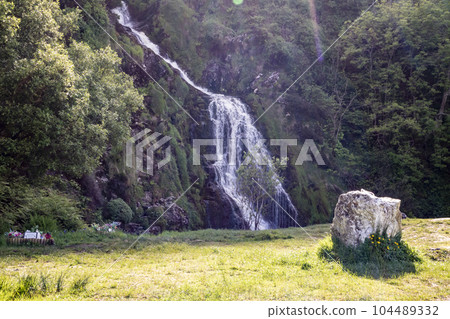 Assaranca Waterfall in County Donegal - Republic of Ireland 104489332