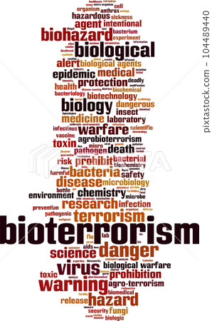 Bioterrorism word cloud 104489440