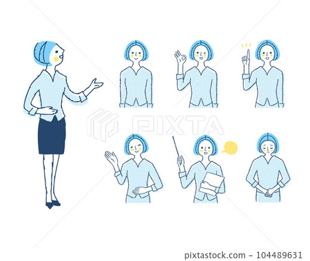 女導遊表情_h21變異套裝 104489631