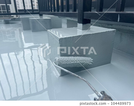 Urethane waterproof ventilation buffer method Urethane waterproof ventilation buffer method 104489973