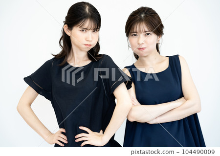 two angry women two angry women 104490009