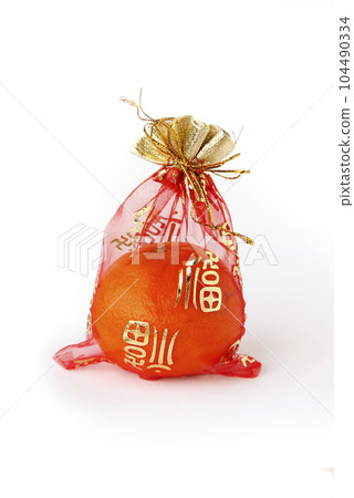 Four Orange Auspicious are The Chinese gifts. Four Orange Auspicious are The Chinese gifts. 104490334