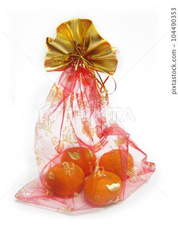 Four Orange Auspicious are The Chinese gifts. Four Orange Auspicious are The Chinese gifts. 104490353
