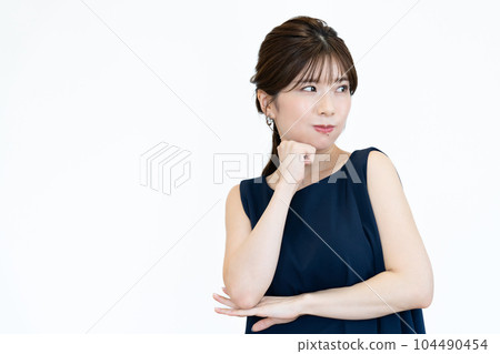 Frustrated woman 104490454