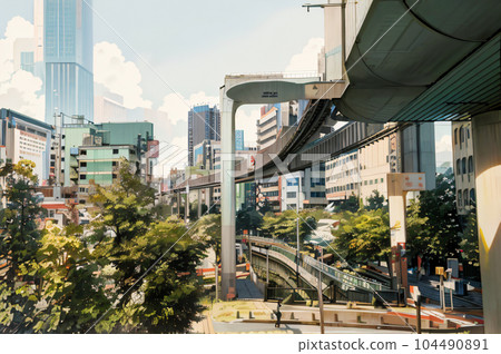 [AI image] Monorail image 104490891