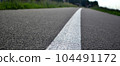 Road ahead with white line 104491172