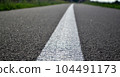 Road ahead with white line 104491173