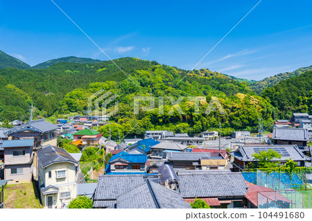 奈良縣櫻井市初瀨市街景 奈良縣櫻井市初瀨市街景 104491680